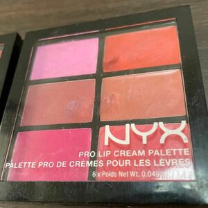 NYX プロリップクリーム パレット ピンク系