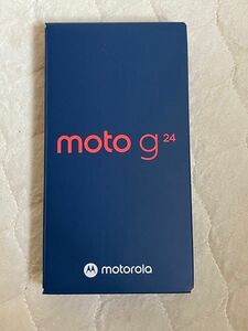 ◇新品未使用品◇ 国内版SIMフリー motorola モトローラ moto g24 マットチャコール デュアルSIM 大人気商品