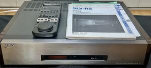 【往年のハイエンド機】SONY ソニー SUPER VHS S-VHS ビデオデッキ (SLV-R5)