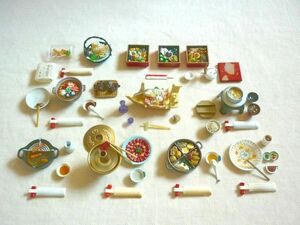  Lee men to.. sample miniature set sale Japanese food doll house junk 