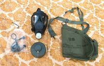 アメリカ陸軍・M17ガスマスク（カバン付き　アメリカ軍米軍野戦装備科学戦毒ガス軍服軍帽制服制帽ベトナム戦争朝鮮戦争_画像1