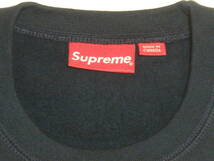 SUPREME シュプリーム 18AW Box Logo Crewneck ネイビー Lサイズ スウェット トレーナー_画像4