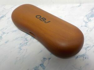 OBJ 木製 メガネケース