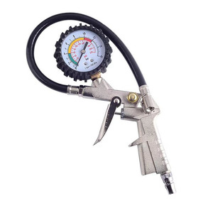  air gauge air zipper air pump empty atmospheric pressure car automobile bike tire air compressor . pressure . pressure measurement adjustment air pulling out inspection 