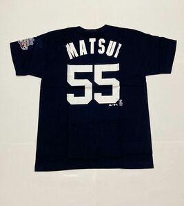 送料無料 MLB ニューヨーク ヤンキース マジェスティック Tシャツ 松井秀喜 M 即決 半袖 シャツ 松井 ワールドシリーズ 2009