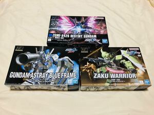 HG デスティニーガンダム　アストレイ ブルーフレーム　ザクウォーリア　SEED DESTINY GUNDAM ASTRAY BLUE FRAME ZAKU WARRIOR ガンプラ