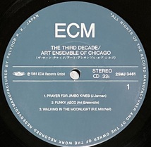 [ LP / レコード ] The Art Ensemble Of Chicago - The Third Decade ( Free Jazz / Avantgarde ) ECM Records - 25MJ 3461 フリー ジャズ_画像3