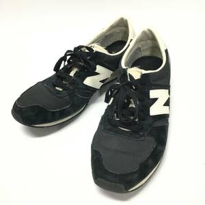 H11-253 ニューバランス メンズ スニーカー 28.5cm U420RKG 靴 new balance ブラック/ネイビー系