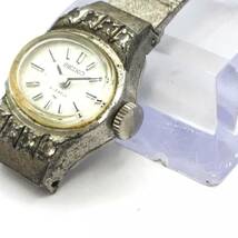 ○K12-235 【1円スタート】 SEIKO/セイコー 2針 レディース 手巻き 腕時計 11-7360 稼働品_画像2