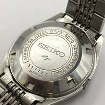 ○D241-51 SEIKO/セイコー ELNIX エルニクス 3針 Daydate デイデイト メンズ 展示テンプ式 腕時計 0723-6010 _画像6