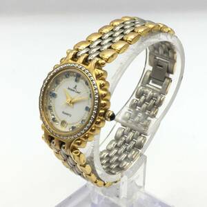 ○N241-378 Jacques Lendl 3針 Date デイト レディース クォーツ 腕時計 