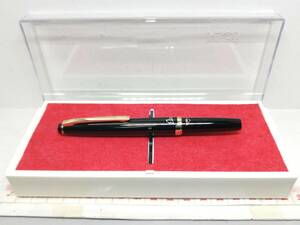 M243-203　PILOT/パイロット　万年筆　ELITE/エリート18K　ペン先18K　字幅EF　ブラック/ゴールド【中古品】