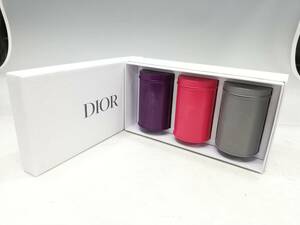 R244-32【未使用品】Christian Dior/クリスチャンディオール　ノベルティ　キャニスター3点セット