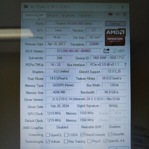 DELL AMD Radeon RX550 の画像6