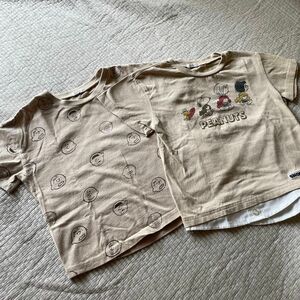 スヌーピー チャーリーブラウン 半袖Tシャツ 2枚セット まとめ売り