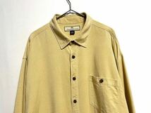1990's TOMMY BAHAMA waffle weave silk L/S shirt シルクシャツ _画像2