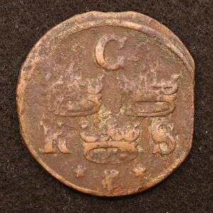 KM#152/スウェーデン クリスティーナ女王時代 1/4オーレ銅貨（1633-1636）[E4170]コイン