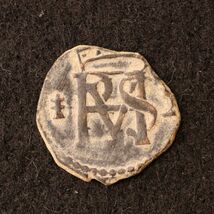 スペイン フェリペ2世時代 1 Blancaビロン貨（1527-1598）[E3113]コイン_画像1