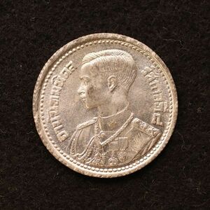 タイ王国 ラーマ13世 25 Satangs 錫貨（1946）[E4243]コイン