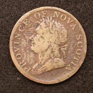 カナダ ジョージ4世 ノバスコシア 1/2ペニー銅貨（1832）[E4262]コイン