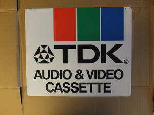 TDK кассета двусторонний табличка ширина 50cm аудио лента видеолента retro витрина автограф POP табличка 