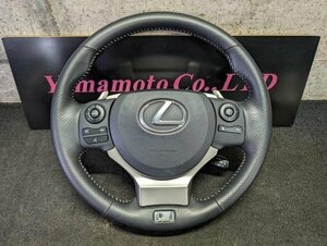 * free shipping * Lexus IS350 GSE31 F sport SPORT original steering gear steering wheel ASE30/GSE3#/AVE3#/USE30 type inflator lack of 