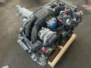 【Ｄ】Toyota ZN6 86 前期 GT 2WD FA20 Genuine engine　Transmission　補器類set　 138843km SU003-04735 実働　個person宅配送不可