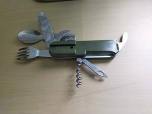  storage goods multi tool camp outdoor spoon Fork 10 virtue knife 