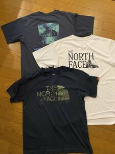 THE NORTH FACE　ノースフェイス　Tシャツ　3枚セット　サイズL　キャンプ　ハイキング　アウトドア！