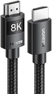 UGREEN hdmi 2.1 hdmiケーブル 5m 8K HDMI 超高速 48Gbps 10K 8K@60Hz 4K@240