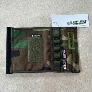 送料込 新品 BALLISTICS マルチカバー CB缶 ガス缶 カバー ウッドランドカモ バリスティクス ベルクロ MULTI COVER