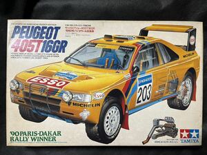 プラモデル タミヤ キャメル プジョー405T16 GR 1990年パリ・ダカール優勝車 PEUGEOT TAMIYA 