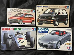 Пластиковая модель Tamiya Honda Car Set из 4 Today City Turbo S2000 Honda F1 RA272