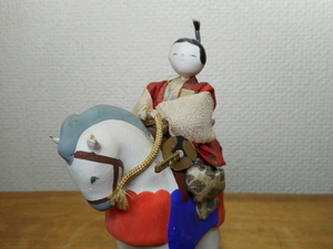 キリシタン大名　練人形　郷土玩具　民芸品　キリスト教　カトリック　置物　十字架　馬