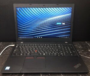 1円～ ■ジャンク LENOVO ThinkPad L580 / Core i5 8250U 1.60GHz / メモリ 8GB / HDD 500GB / 15.6型 / OS有り / BIOS起動可