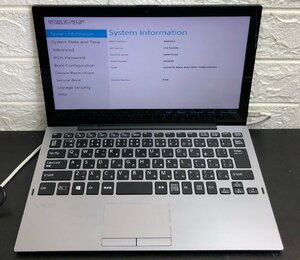 1円～ ■ジャンク SONY VAIO Pro PA / 第8世代 / Core ｍ3 8100Y 1.10GHz / メモリ 8GB / ストレージ無し / 12.5型 / OS無し / BIOS起動可