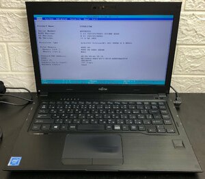 ■ジャンク 富士通 LIFEBOOK U537 / 第3世代 / Celeron 3865U 1.80GHz / メモリ 4GB / SSD 128GB / 13.3型 / OS無し / BIOS起動可