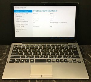 1円～ ■ジャンク SONY VAIO Pro PA / 第8世代 / Core ｍ3 8100Y 1.10GHz / メモリ 8GB / ストレージ無し / 12.5型 / OS無し / BIOS起動可