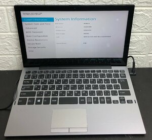 1円～ ■ジャンク SONY VAIO Pro PA / 第8世代 / Core ｍ3 8100Y 1.10GHz / メモリ 8GB / ストレージ無し / 12.5型 / OS無し / BIOS起動可