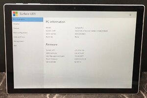 1円～ ■ジャンク Microsoft SURFACE PRO / Core i5 7300U 2.60GHz / メモリ 8GB / NVMe SSD 256GB / 12.3型 / OS無し / BIOS起動可