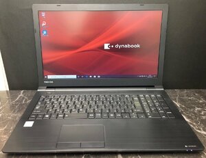 1円～ ■ジャンク dynabook B65/DP / 第8世代 / Core i3 8130U 2.20GHz / メモリ 8GB / HDD 500GB / DVD / 15.6型 / OS有り / BIOS起動可