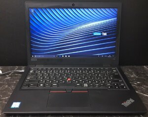 1 jpy ~ # Junk LENOVO ThinkPad L380 / no. 8 generation / Core i5 8250U 1.60GHz / memory 8GB / SSD 256GB / 13.3 type / OS equipped / BIOS start-up possible 