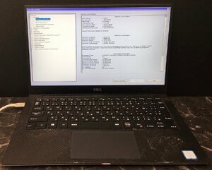 1 jpy ~ # Junk DELL XPS13 9350 / no. 6 generation / Core i7 6560U 2.20GHz / memory 8GB / SSD 256GB / 13.3 type / OS less / BIOS start-up possible 