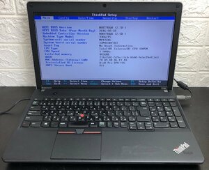 ■ジャンク LENOVO ThinkPad EDGE E530C / Celeron 1005M 1.90GHz / メモリ 4GB / HDD 500GB / DVD / 15.6型 / OS無し / BIOS起動可