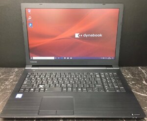 1円～ ■ジャンク dynabook B65/DP / 第8世代 / Core i3 8130U 2.20GHz / メモリ 8GB / HDD 500GB / DVD / 15.6型 / OS有り / BIOS起動可