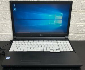 1円～ ■ジャンク 富士通 LIFEBOOK A577/S / Core i5 7200U 2.50GHz / メモリ 4GB / HDD 500GB / DVD / 15.6型 / OS有り / BIOS起動可