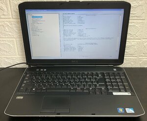 ■ジャンク DELL LATITUDE E5530 / Celeron B840 1.90GHz / メモリ 2GB / HDD 320GB / 15.6型 / OS無し / BIOS起動可