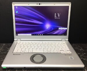 1 иен ~ # Junk Panasonic Let's note LV9 / no. 10 поколение / Core i5 10310U 1.70GHz / память 8GB / SSD 256GB / 14 type / OS есть / BIOS возможно 