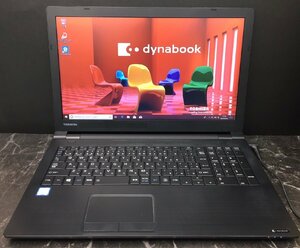 1円～ ■ジャンク dynabook B65/J / 第8世代 / Core i3 8130U 2.20GHz / メモリ 8GB / HDD 500GB / DVD / 15.6型 / OS有り / BIOS起動可