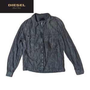 DIESEL BLACK GOLD ウォッシュグレー 長袖シャツ ディーゼル ブラックゴールド 